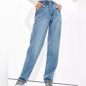 American Eagle high waisted paper bag jeans